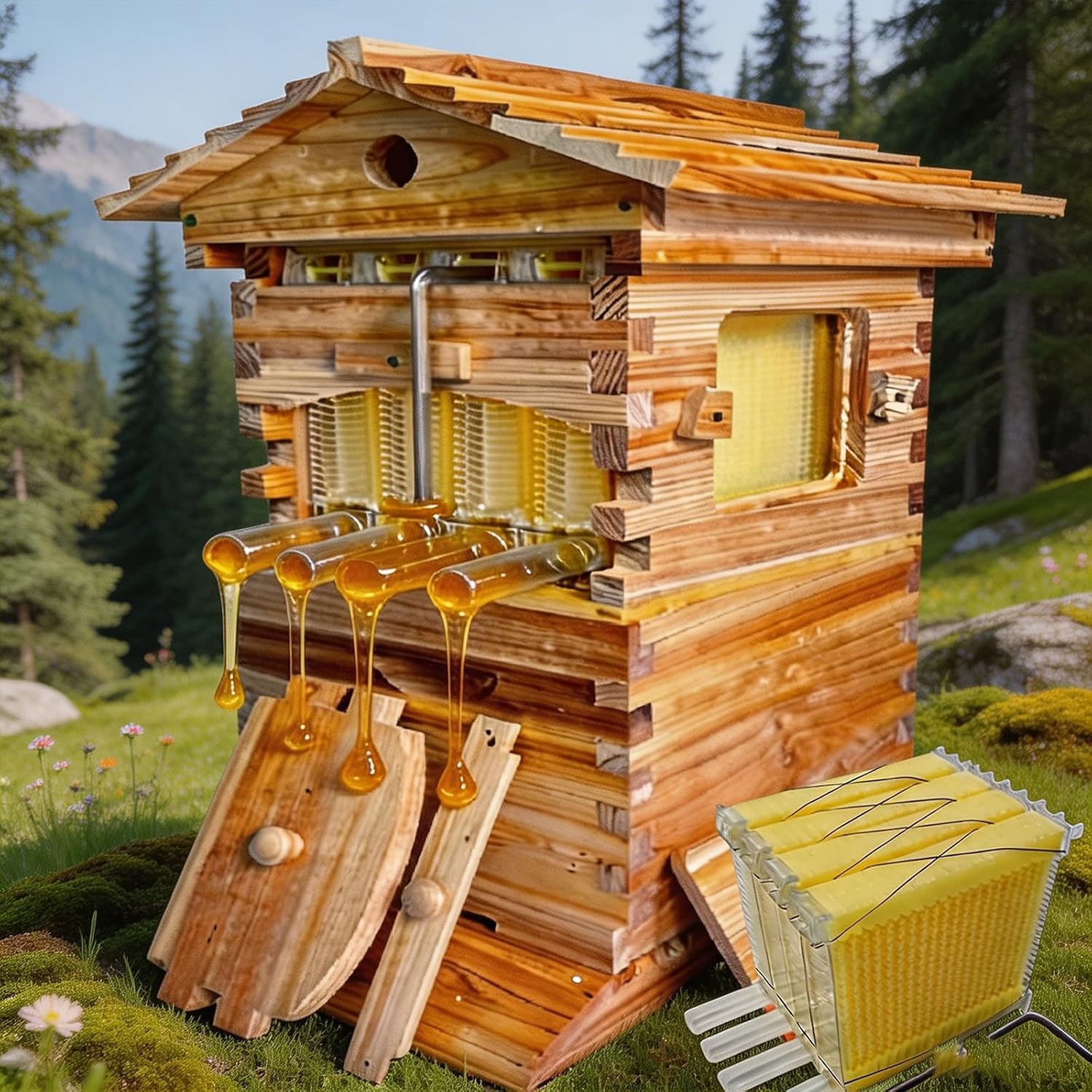 Двухфункциональный деревянный  – обзор и цена Beehive Frame Wax