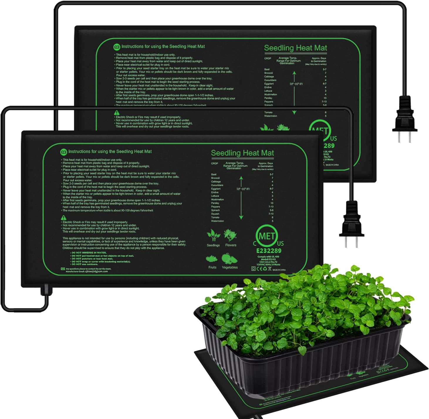10/25/50 см нагревательный ков – обзор и цена Seedling Heat Mat