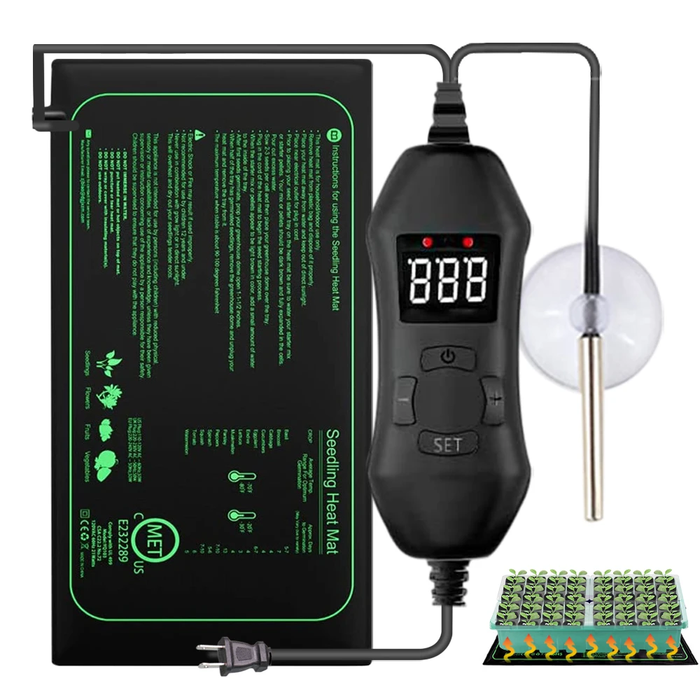 50 Вт Регулируемый термостат д – обзор и цена Seedling Heat Mat